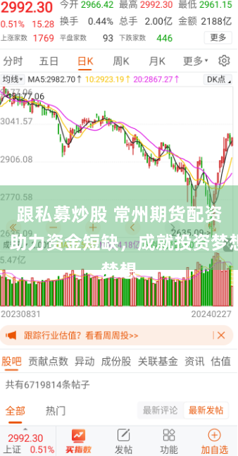 跟私募炒股 常州期货配资：助力资金短缺，成就投资梦想